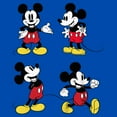 thumbnail image 2 of Boy's Mickey & Friends Four Retro Mice  Graphic Tee Royal Blue Small, 2 of 5