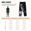 thumbnail image 3 of Balery Black Cobra Snake Pantalones de pijama para mujer, pijamas ultraligeros, pantalones de estar por casa-XX-Large, 3 of 6