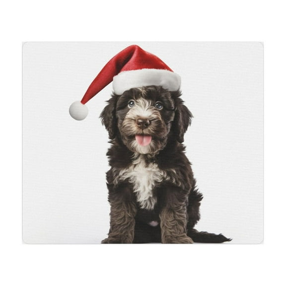 DistinctInk Mouse Pad - 1/4" Foam Rubber - Barbet Puppy