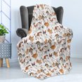 thumbnail image 4 of Dog Lover Soft Flannel Fleece Blanket, Cartoon Style Chihuahua Terrier Bulldog and Beagle Funny Characters Purebred Pets, Cozy Plush for Indoor and Outdoor Use, 50" x 60", Multicolor, by Ambesonne, 4 of 5