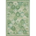 thumbnail image 1 of Unique Loom Penrose Collection Distressed Traditional Vintage Area Rug, 5 Feet 3 Inch x 7 Feet 7 Inch, Green/Beige, 1 of 4