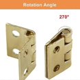 thumbnail image 3 of mini cabinet hinges 50pcs pure copper butt for diy projects, 3 of 5