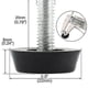 thumbnail image 2 of Adjustable foot for furniture adjustment feet M6 screw feet black, 2 of 5