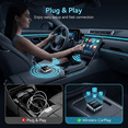 thumbnail image 3 of Mini Wireless CarPlay Adapter for Apple iPhone iOS 10+, No Delay & Plug & Play, Convert Wired to Wireless Carplay Dongle for 2026 Cars, USB-A/Type-C Port with Realtek 8730E Chip for iPhone6+, 3 of 7