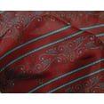 thumbnail image 4 of oneOone Silk Tabby Fabric Swirl & Floral Block Print Fabric By Yard 42 Inch Wide, 4 of 4