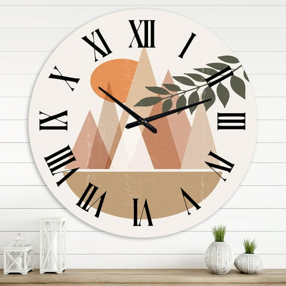 Designart 1 in Quartz Modern/Contemporary Wall Clock