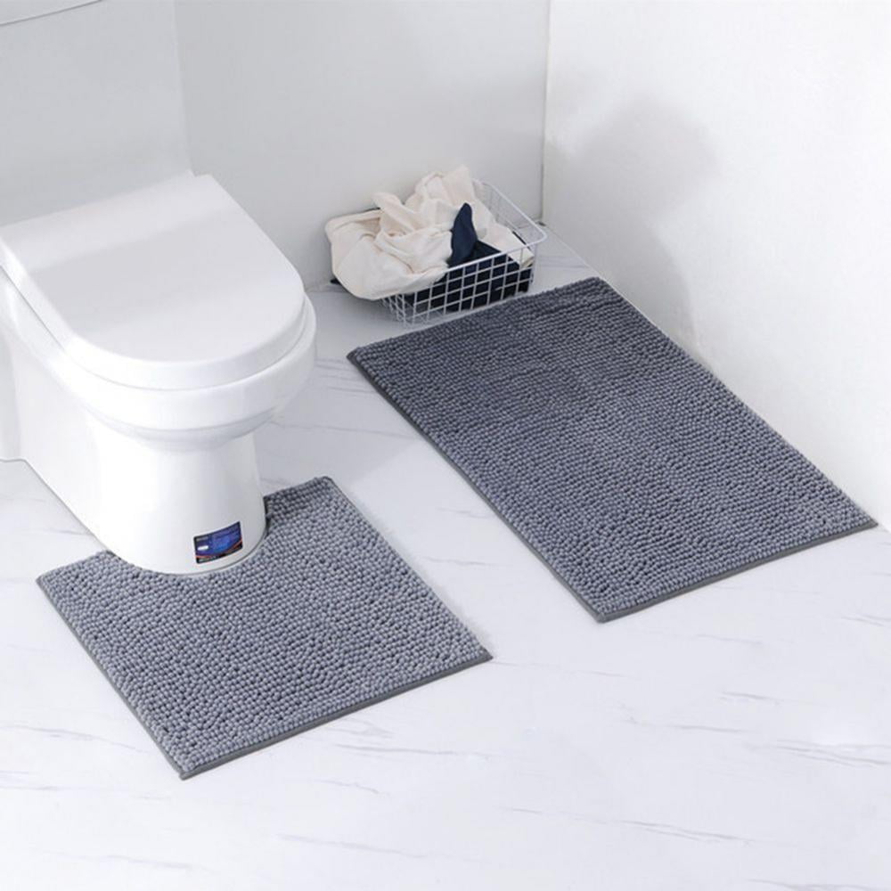 1pc Bathroom Non-slip Mat Kitchen/bedroom/toilet Floor Mat With Water  Separation Feature For Shower & Home Use, Anti-slip Patchwork Design