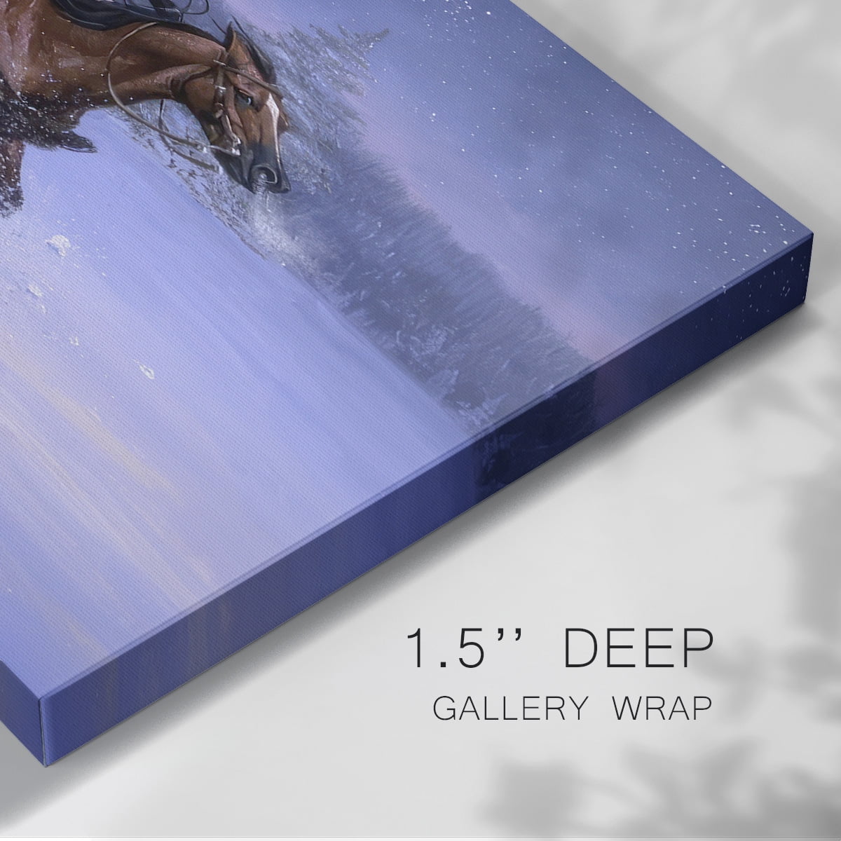 Christmas Rush- Gallery Wrapped Canvas