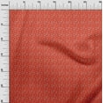 thumbnail image 3 of oneOone Silk Tabby Red Fabric Floral Sewing Craft Projects Fabric Prints By Yard 42 Inch Wide, 3 of 4