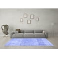 thumbnail image 3 of Ahgly Company Indoor Square Persian Blue Traditional Area Rugs, 5' Square, 3 of 4