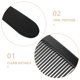 thumbnail image 2 of Juego de 2 peines curvos de peluquero, peine curvo de peluquero con parte superior plana, peine ergonómico para cortes de pelo y peinado para salón en casa., 2 of 6