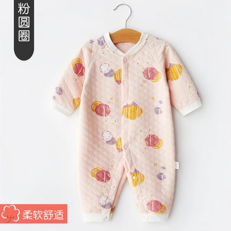 

QWZNDZGR Baby Warm One-Piece Clothes With Cotton In Autumn And Winter Baby Clothes With Foreign Charm Lovely Clothes For Hundreds Of Days Baby Rompers And Climbing Clothes