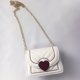 thumbnail image 5 of Bolsos cruzados de cuero vegano con botón magnético, minicartera de hombro, bolso acolchado, bolso mensajero (blanco) Sailing Electrónica, 5 of 5