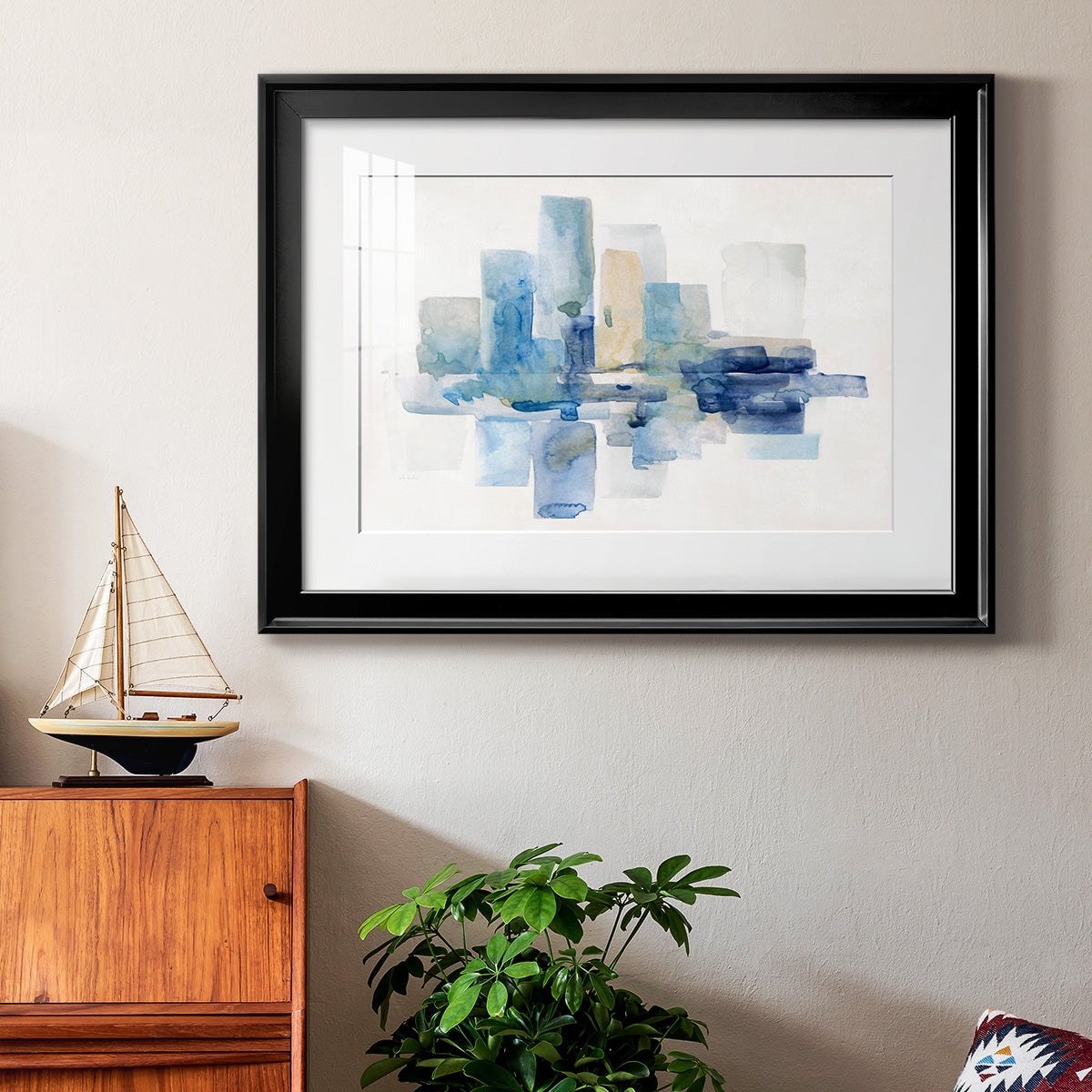 Soft Skyline I Premium Framed Print - Ready to Hang