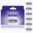 thumbnail image 1 of Recambios para hojas de afeitar Flamingo Moisture Plus para mujer, 6 unidades, 1 of 8