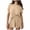 Khaki, variant on Bosfbaoi Womens Pajamas 2 Piece Ribbed Knit Pjs Short Sleeve Sleepwear Set Summer Soft Pajamas Set Casual Lounge Sets