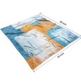 thumbnail image 4 of Soft Flannel Throw Blanket Graffiti Art Blanket for Sofa Bedroom Teal Cozy Warmth Throw Blanket for All Seasons Throw Blanker for Kid Girl Woman 50x60in, 4 of 5