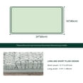 thumbnail image 3 of CHUN YI Non-Slip Bathroom Mat Absorbent Plush Polyester, 16"x24", Light Grey, 3 of 6
