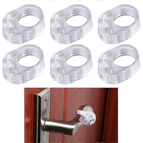 Door Handle Bumper, 6 pcs PVC Silicone Door Stop Wall Protector Zekai, door stopper.