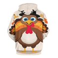 thumbnail image 3 of Autumn Happy Thanksgiving Turkey 3D Print Hoodie Men Women Autumn Thin Pullover Sweatshirt Vintage Streetwear Tops, 3 of 6