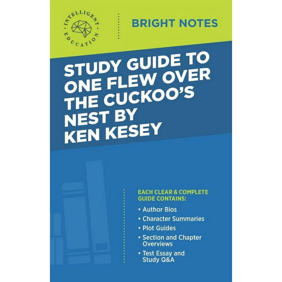 Bright Notes Study Guide to One Flew Over the Cuckoo's Nest by Ken Kesey, (Paperback)
