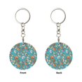 thumbnail image 2 of Naloa Cute Conch Print Round Keychain Keychain Key Ring, Key Tag, Key Chain Bulk for Gift Accessories (Round), 2 of 7