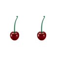 thumbnail image 2 of Wosthever Lovely Wine Red Cherry Shape Plastic Toilet Brush Holder Set Herramientas de limpieza Colores aleatorios uno 2piezas, 2 of 6