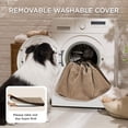thumbnail image 4 of U By Bedsure ComfyFleece XL Dog Bed for Crate - Extra Large Orthopedic Pet Beds with Removable Washable Cover, NOT Waterproof Egg Crate Foam Mat for Pets Up to 80 lbs, 41"x27"x3.3", Not for Chewers, 4 of 8