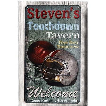 Personalized Metal Sign, Touchdown