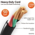 thumbnail image 4 of Cable de extensión para generador Deeklify de 15 m, 50 A, resistente, con cierre de giro, 4 of 7