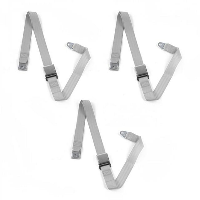 Chevy Cavalier 1982-1994 Avion 2 Points Gris & Gris Ceinture de Sécurité - 3 Ceintures