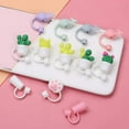 thumbnail image 2 of Bouchon de Paille en Silicone Bouchon Anti-Poussière Mignon Anti-Éclaboussures Embouts de Paille Réutilisables Accessoires de Tasse (Cactus 8), 2 of 8