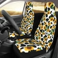 thumbnail image 3 of Fotbe Cute Cow Print Sunflower C Pattern Automotive Seat Covers for Cars Trucks and SUVs – Car Seat Covers for Front Seats,Protective Seat Covers,Vehicle Seat Covers, Set of 2, 3 of 9