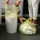 thumbnail image 3 of Bolsas de basura desechables con cordón | 60 unidades | 50 x 60 cm (19,69 x 23,62 pulgadas) | Plástico grueso y duradero | Bolsas de basura pequeñas para baño, cocina, oficina, coche y para desechar, 3 of 6