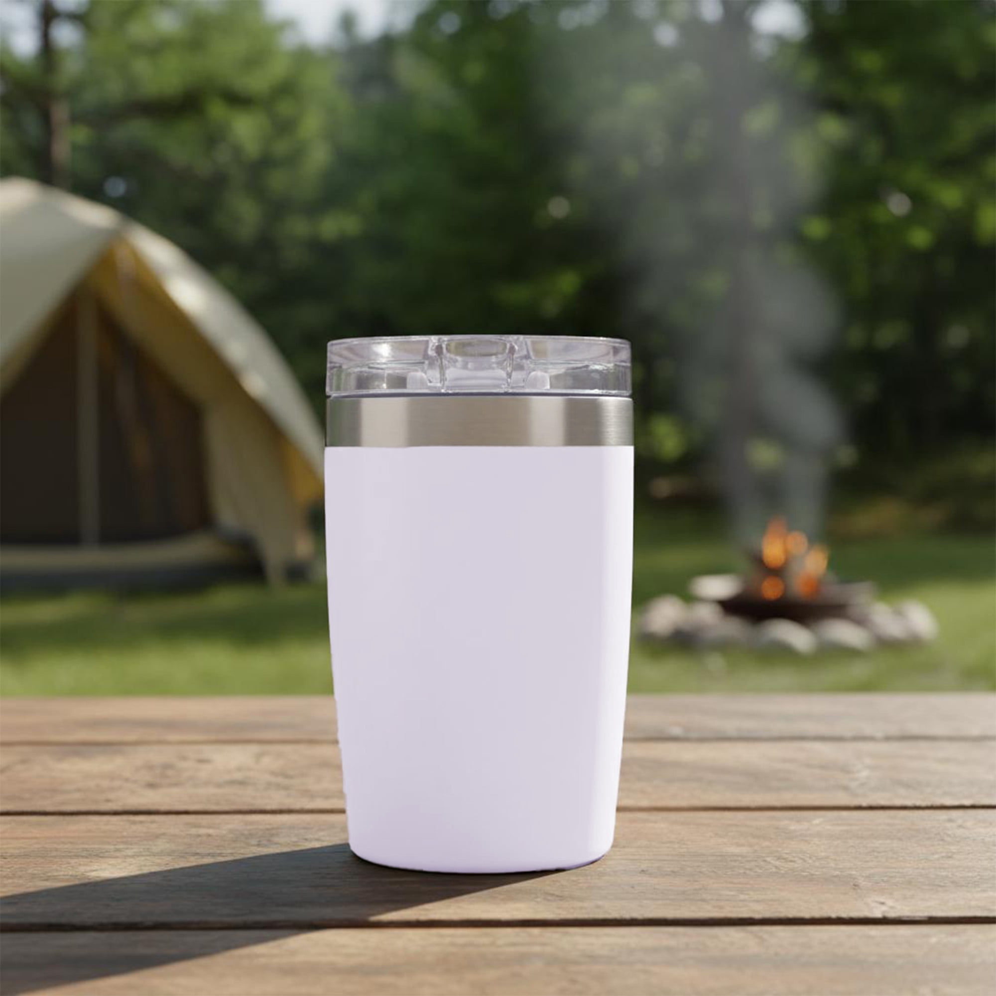 Ozark Trail 12oz Ceramic Lined Purple Stainless Steel Insulated Travel Tumbler with Slider Lid