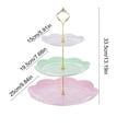 thumbnail image 3 of Kugisaki 3-Tier Cupcake Stand Tower Serving Tray Food Grade Dessert Display Stand for Tea Party & Home Decor, 3 of 7