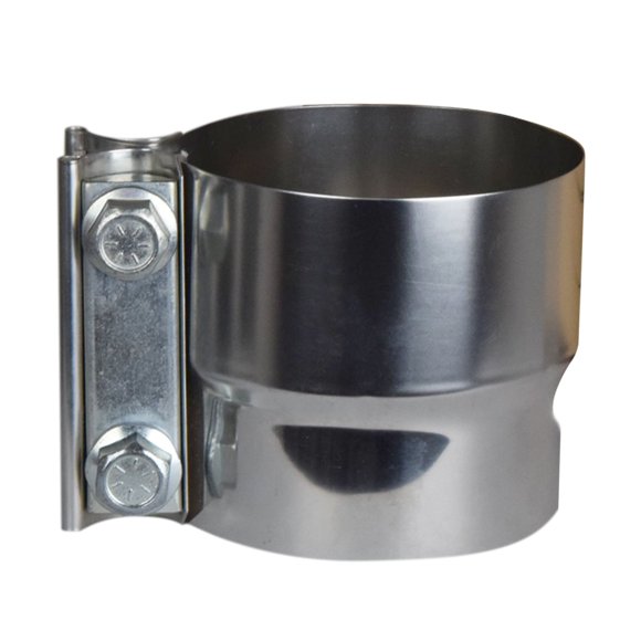 ROADFORMER 2.5 inch Exhaust Clamp - Lap Joint Exhaust Band Clamps Preformed Stainless Steel