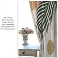 thumbnail image 6 of Boho Leaf Curtains, Bohemian Mid Century Palm Tropical Leaf Abstract Modern Minimalism Window Treatments for Living Room Bedroom Kitchen 2 Panel Fabric, 42x54 Inch, 6 of 6