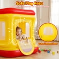 thumbnail image 2 of Wisairt 3-in-1 Inflatable Bounce House for Toddlers 1-3,Indoor Outdoor Blow up Bouncy House, 2 of 12
