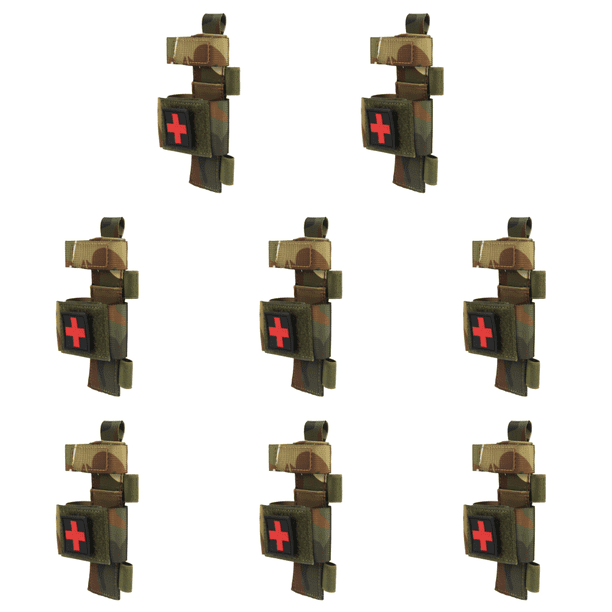Cubierta Tijera para Exteriores Cubierta Protectora Torniquete Camuflaje Molle Multifuncional para Linterna (CP)