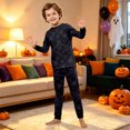 thumbnail image 5 of Halloween Family Matching Pajamas for Holiday Sleepwear Gatherings - Comfy Womens Pajama Sets and Relaxed Lounge Sets for Women Home Party Outfits, 5 of 6