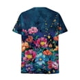 thumbnail image 5 of Blczomt Trendy Womens Shirts Casual Lightweight Shirts Cute Short Sleeve Summer Shirts for Women,XXL, 5 of 6