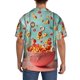 thumbnail image 3 of Balery Floating Colorful Cereal Camisa Casual de Manga Corta con Botones para Hombre, Texturizada, Estilo Cubano, para Playa, Verano-3X-Large, 3 of 5