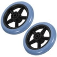 thumbnail image 4 of Round Shape 2Pcs Wheelchair Front Wheels Ideal For Indoor Use Offering Smooth Operation And Wear-resistant Qualities, 4 of 5