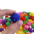 thumbnail image 4 of Dsseng 100Pcs Colorful Mini Sparkly Glitter Tinsel Balls Small Pom Ball For Cat Toys, 4 of 7