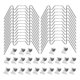 thumbnail image 1 of 100Pcs Greenhouse Glass Clips,Stainless Steel Greenhouse Glass Pane Fixing Clips Greenhouse Clips Glass Clamps, 1 of 5