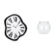 thumbnail image 1 of Reloj de pared,Reloj de pared interior nórdico con números romanos,Relojes distorsionados Reloj electrónico de lujo moderno,Acuario de escritorio,Pecera pequeña transparente,jarrón para, 1 of 8