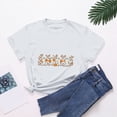 thumbnail image 4 of Godom Halloween T-Shirt for Women Cute Ghost Graphic Tee Short Sleeve Casual Fall Tops, 4 of 6