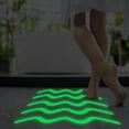 thumbnail image 3 of Clearance! beishanbush Adhesive Sided Tape 24Pc Bathroom Anti-Slip Pad Fluorescent Luminous Stairs Reflective Slip Strip One Size Multi-Color, 3 of 8