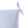 thumbnail image 5 of My Texas House 20" x 20" Solid Light Blue Velvet Ties Decorative Pillow, 5 of 5